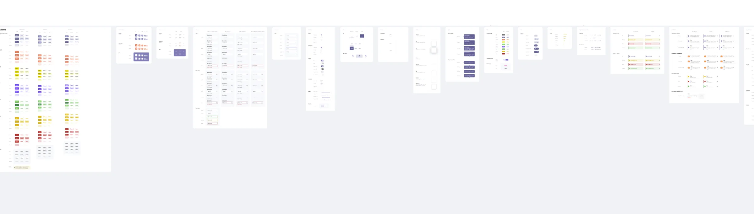 Design system components and tokens